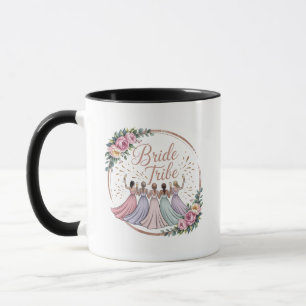 Bride Tribe Custom Name Bachelorette Party Mug