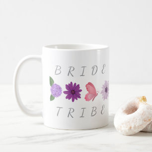 Bride Tribe Floral Bride Hen Do Gift Coffee Mug