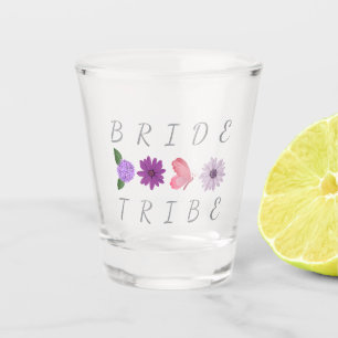 Bride Tribe Floral Bride Hen Do Gift  Shot Glass
