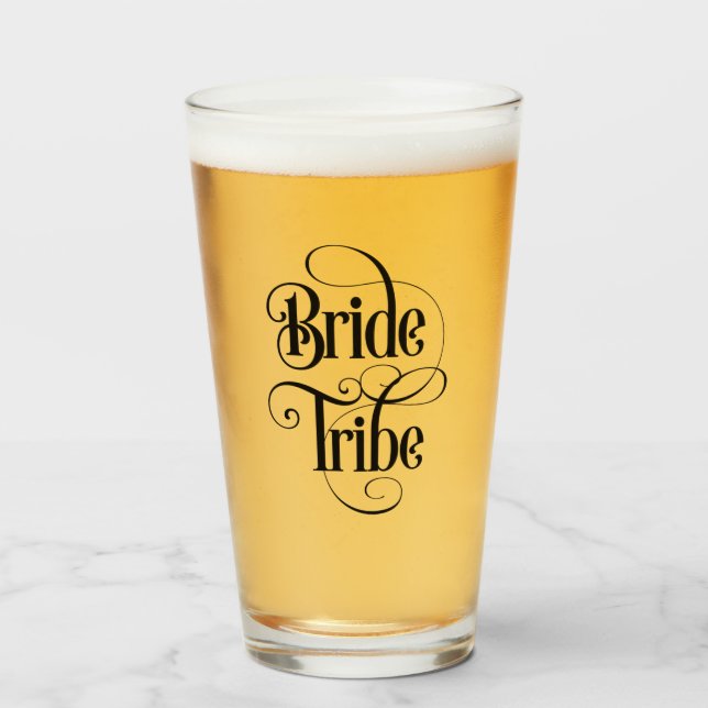Bride Tribe Glass (Front Filled)