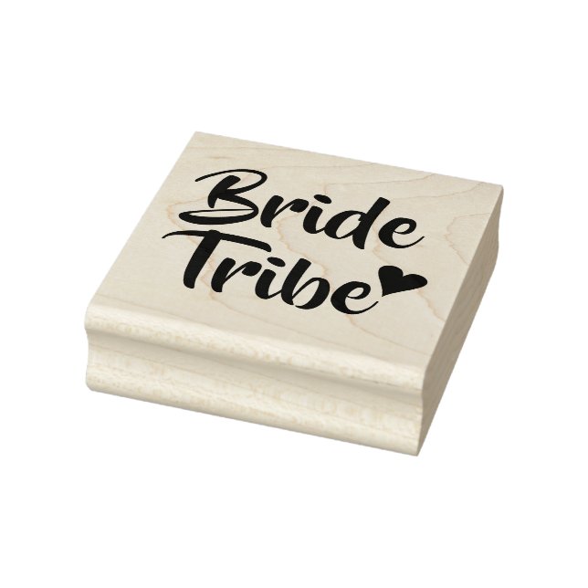 Bride Tribe Heart Rubber Stamp (Stamp)