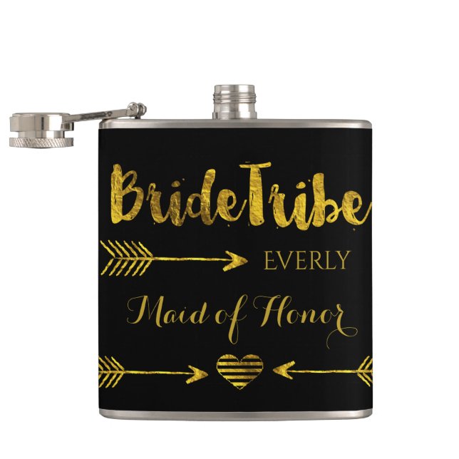 Bride Tribe Hip Flask (Opened)