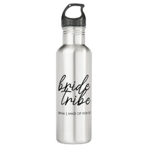 Bride Tribe Modern Bridesmaid Personalised 710 Ml Water Bottle