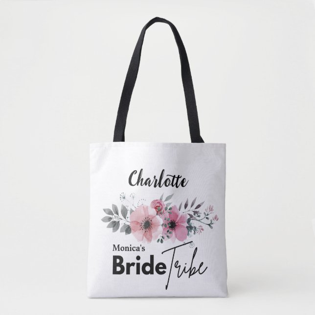 Bride Tribe Personalised Tote Bag (Front)