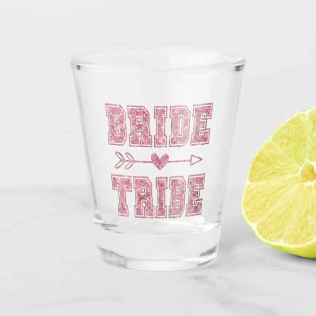 Bride Tribe Shot Glass Bachelorette Party Favour (Front)