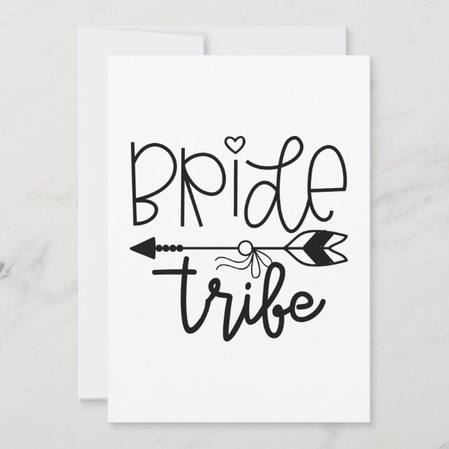 Bride Tribe Thank You Card (Front)