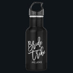Bride Tribe White Script 532 Ml Water Bottle<br><div class="desc"></div>