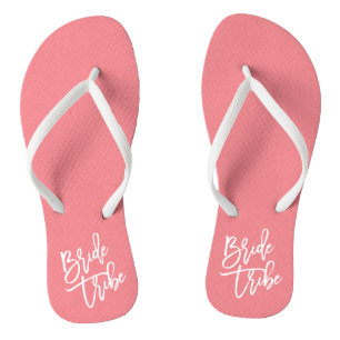 Bride Tribe White Script Thongs