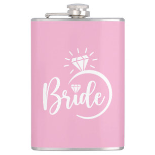 Bride Vinyl Wrapped Flask