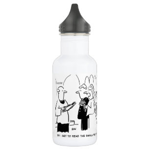 Bride Wants to Check Small Print Cartoon Stainless 532 Ml Water Bottle