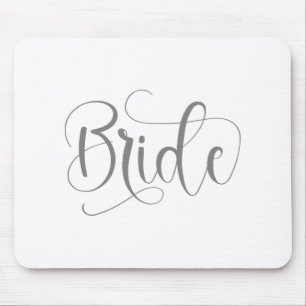 Bride Wedding Bachelorette Party Spooky Season Mouse Pad