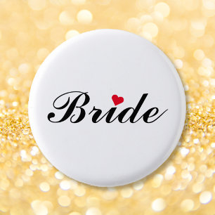 Bride Wedding Bridal Bachelorette Party Pin Button