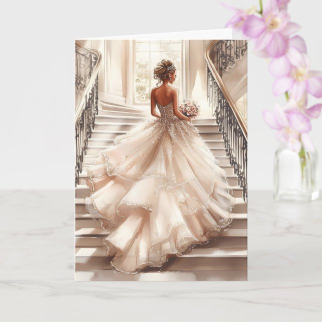 Bride Wedding Card (Orchid)