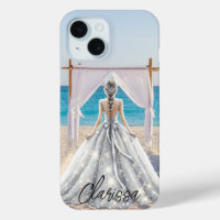 Bride Wedding Day Beach Wedding Fancy Gown Bridal