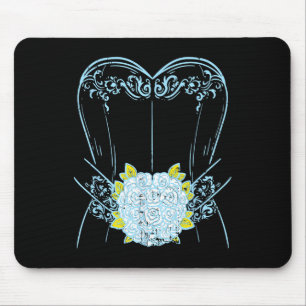 Bride Wedding Dress Bachelorette Groom Party Brida Mouse Pad
