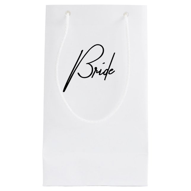 Bride Wedding Gift Bag – Bachelorette Party Favor (Front)
