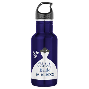Bride Wedding Gown 532 Ml Water Bottle