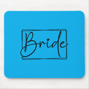 Bride Wedding Party Bachelorette Bridal Matching Mouse Pad