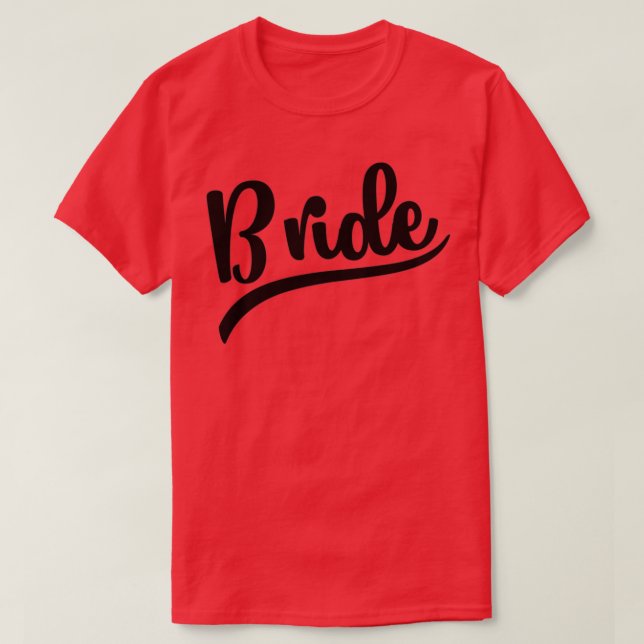 Bride Wedding T-Shirt (Design Front)