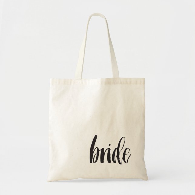 BRIDE Wedding Tote Bag (Front)