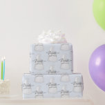 Bride Wedding Vintage Dress Personalised Gift Wrapping Paper<br><div class="desc">Pretty bride vintage style wedding dress with a beautiful veil. A great gift wrap for a cute bridal shower gift,  bachelorette parties,  or wedding gifts. Personalised custom.</div>