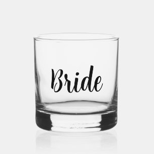 Bride Wedding Whiskey Glass