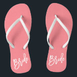 Bride White Script Thongs<br><div class="desc"></div>