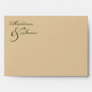 Bride with Bouquet Inspired Envelopes