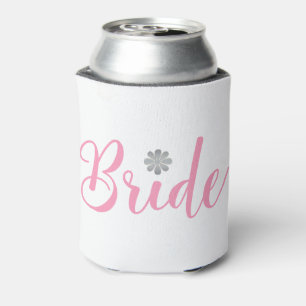 Bride-with-gold-flower-pink2 Can Cooler