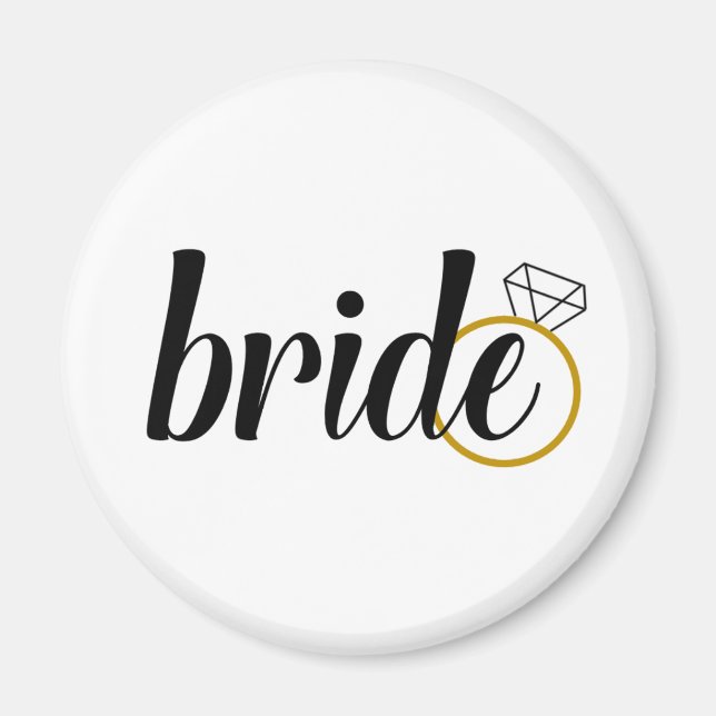 Bride with Ring Magnet (Front)