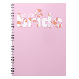 Bride Word Design, Boho-Hippie Bachelorette Party Notebook