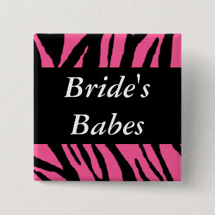 Brides Babes 15 Cm Square Badge