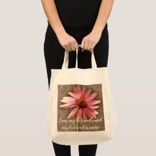 Brides Bag Tote I am My Beloveds My Beloved is Min