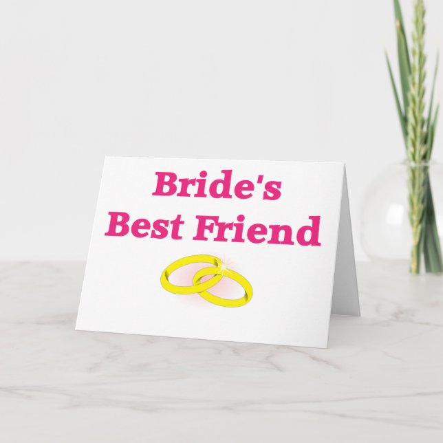 Bride's Best Friend Card (Front)