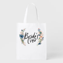 Bride's crew - Floral black
