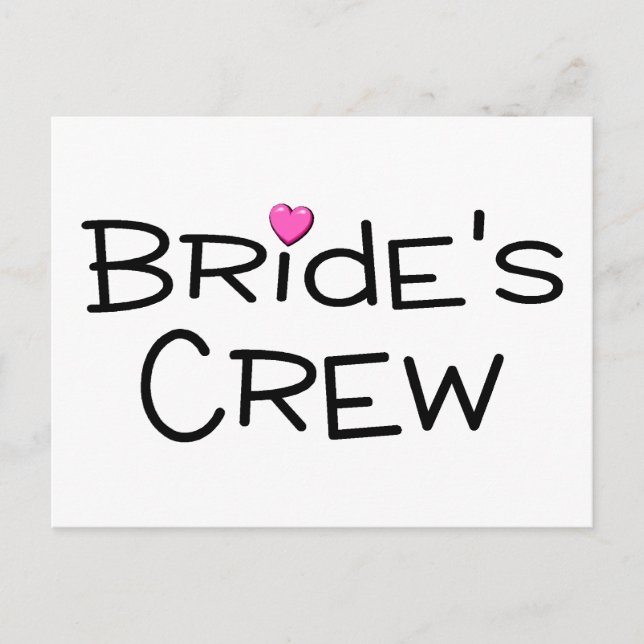 Brides Crew Postcard (Front)