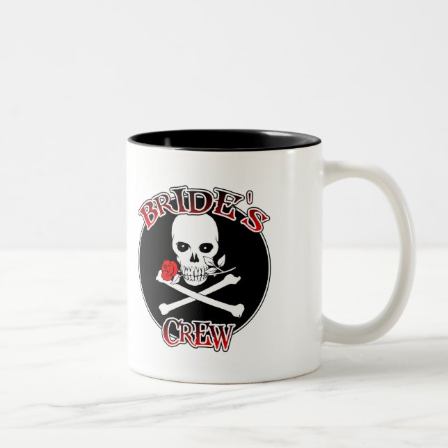 Bride's Crew Two-Tone Coffee Mug (Right)