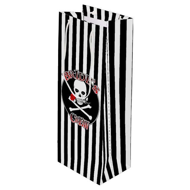 Bride's Crew Wine Bag (Front Angled)