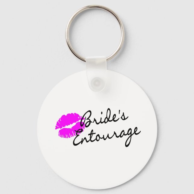 Brides Entourage (Kiss) Key Ring (Front)