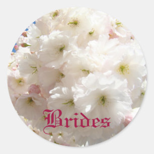 Brides Flower Blossoms stickers Pink White Flowers