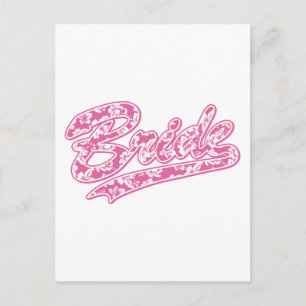 Bride's Hawaiian Flower Postcard