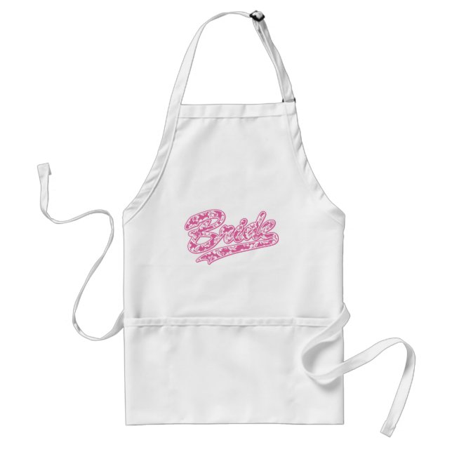 Bride's Hawaiian Flower Standard Apron (Front)