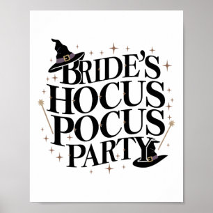 Bride's Hocus Pocus Party Chelorette Halloween 1  Poster