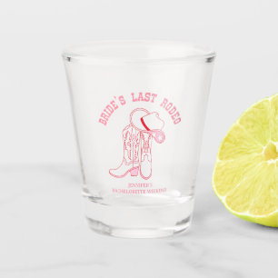 brides last rodeo bachelorette bridal shower shot glass