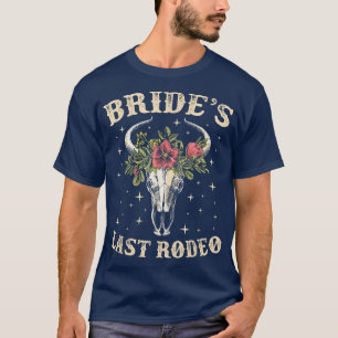 Brides Last Rodeo Bridal Bachelorette Party Matchi T-Shirt