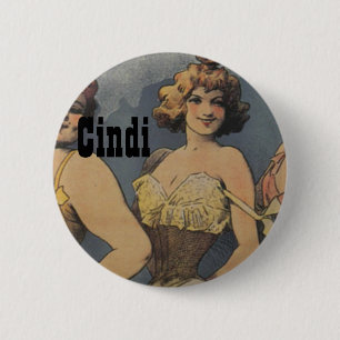 Bride's Maid Shower Favour 6 Cm Round Badge