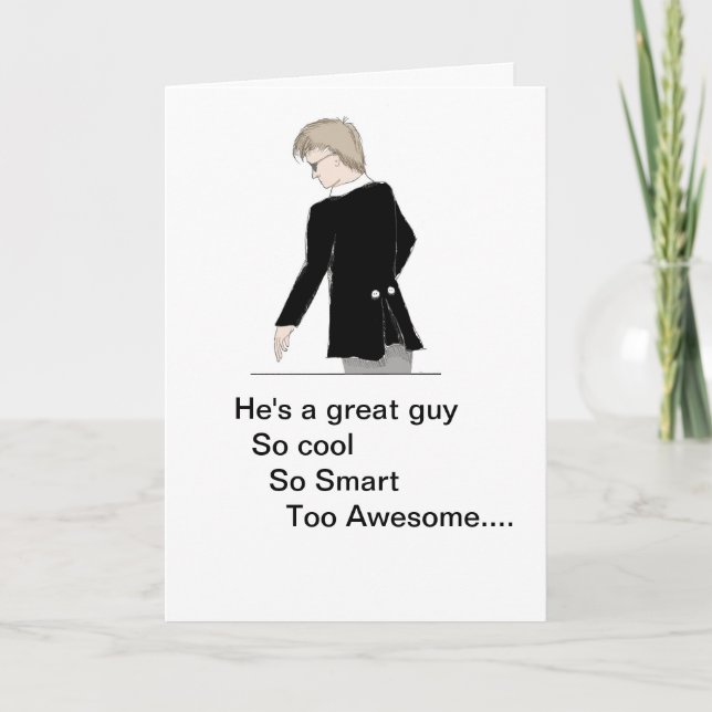 Bride's Man Invitation (Front)