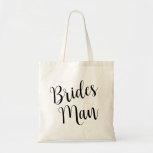 Brides Man Script Tote Bag – Stylish and Practical