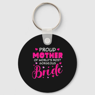 Brides mother design wedding costume for mother of key ring
