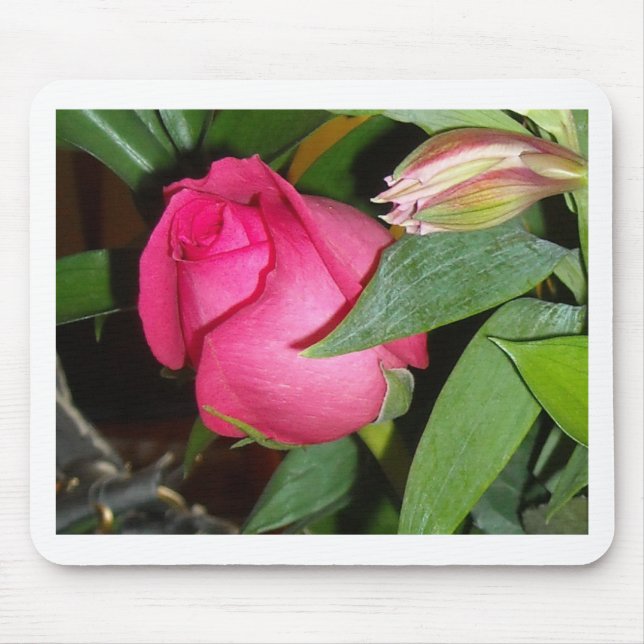 Bride's Rose Mouse Pad (Front)